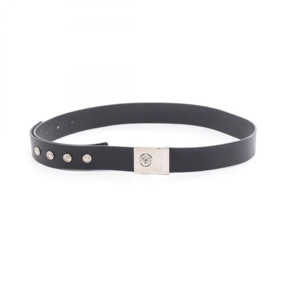Versace Belt Black Leather Belt